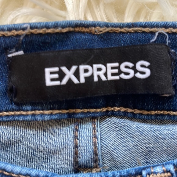 Express Mid-Rise Cropped Skinny Jean - Picture 6 of 7